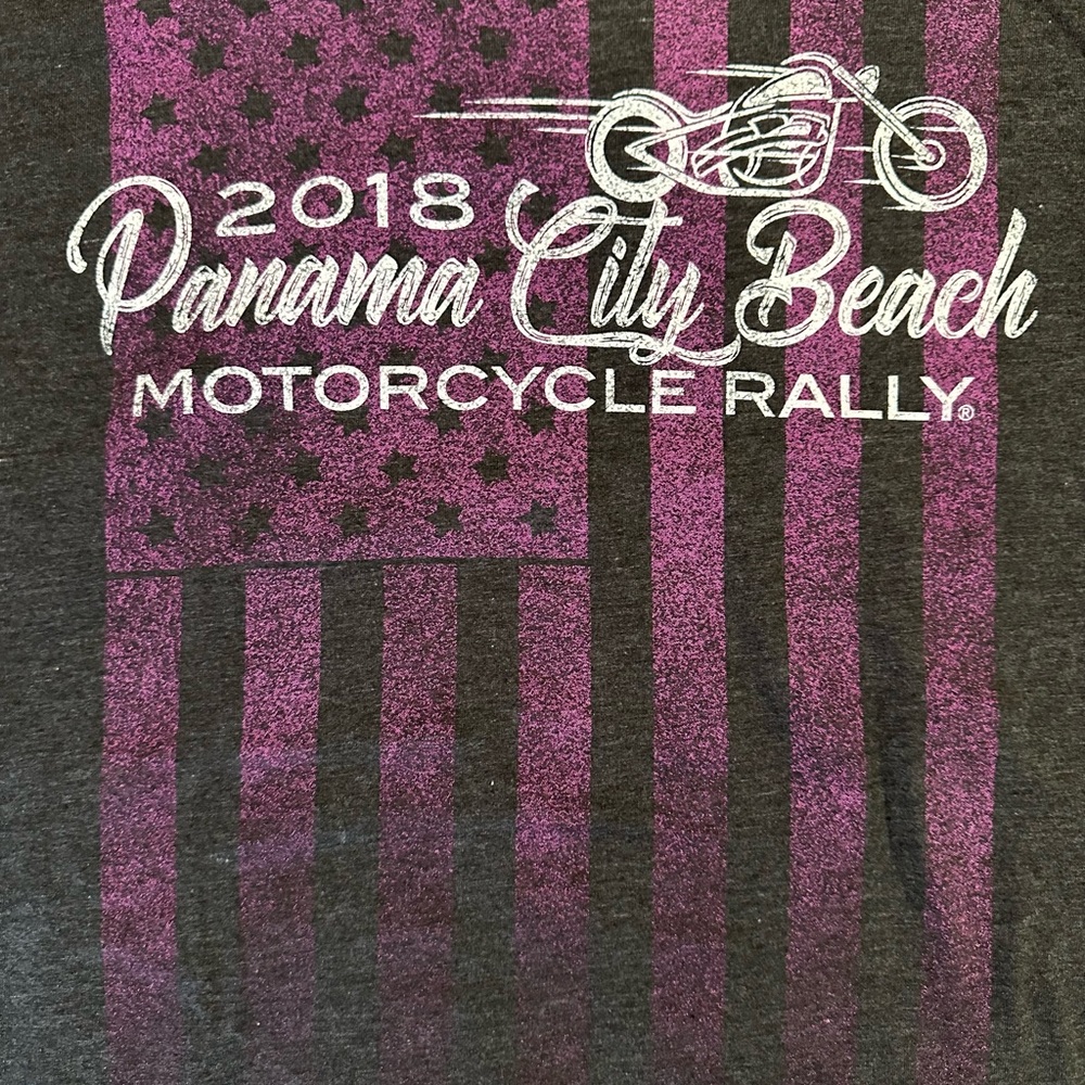 Women’s 2 xl 2018 Panama City Beach Motorcycle Rally T-Shirt